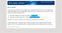 Desktop Screenshot of magyarszo.com
