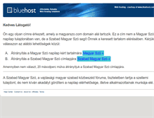 Tablet Screenshot of magyarszo.com